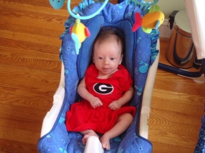 I can just chill in my UGA dress all day.